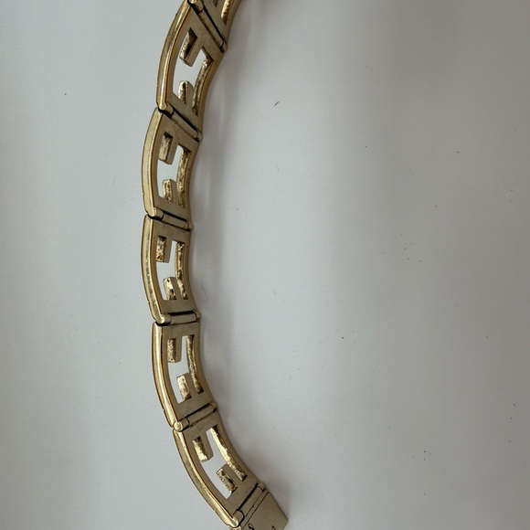 Fendi Gold Plated FF Zucca Bracelet